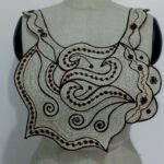 Desert Brown Swirl Embroidery
