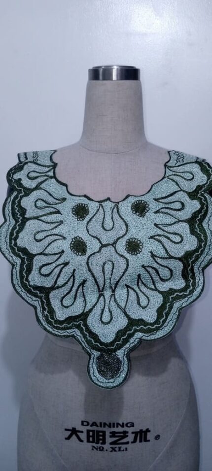 Emerald Green Embroidery