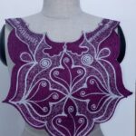 Feathered Vine Neck Embroidery