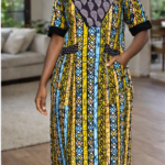 Amaka Collection: Regal Renaissance Stone-Adorned Gown