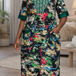 Amaka Collection: Luminous Lavender Stone Embellished Gown