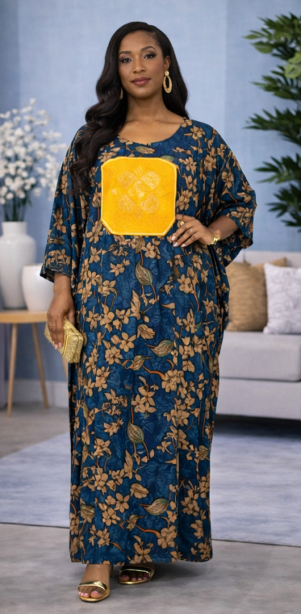 Ara Collection: Twilight Treasures Abaya Kaftan Embroidered Splendor