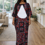 Ara Collection: Pearl Paradise Abaya Kaftan Embroidered Beauty Adorned