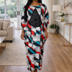 Ara Collection:Enchanted Eden Abaya Kaftan Embroidered Splendo