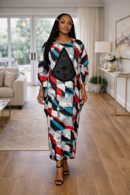 Ara Collection:Enchanted Eden Abaya Kaftan Embroidered Splendo