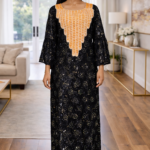 Bola Collection: Boubou Kaftan - Embroidered Beauty with Shimmering Stone Embellishments