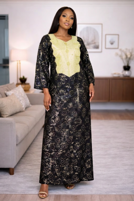 Bola Collection Embroidered Majesty with Dazzling Gemstone Detailing
