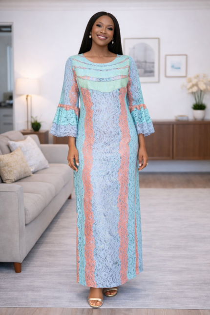 Danny Collection: Royal Lace Elegance Kaftan