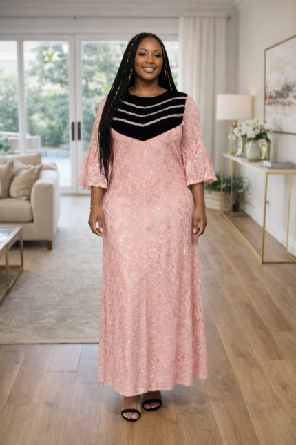 Danny Collection: Enchanting Lace Aura Kaftan