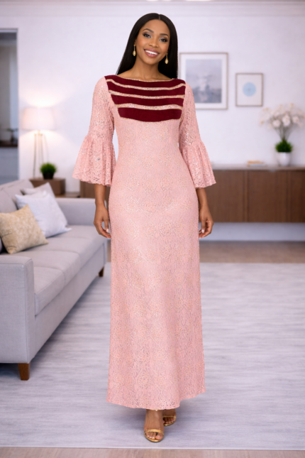 Danny Collection: Regal Lace Splendor Kaftan