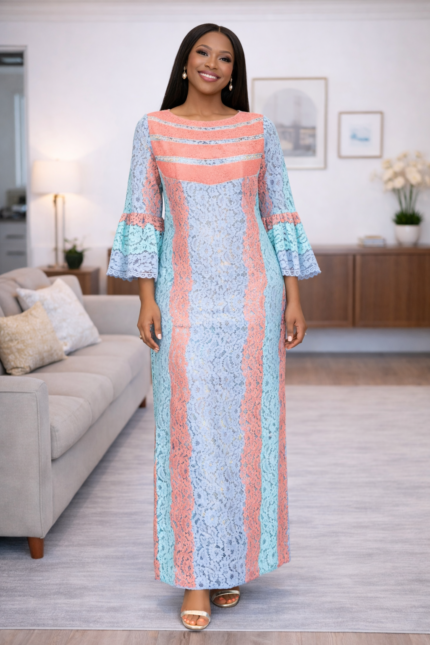Danny Collection: Opulent Lace Dream Kaftan