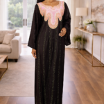 Dunsi Collection: Radiant Jewel Kaftan Ensemble