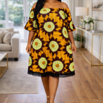 Ebun Collection: Crystal Cascade Embellished Dress