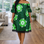 Ebun Collection: Stellar Serenade Off-Shoulder Dress