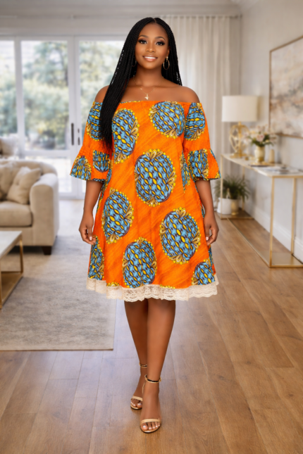 Ebun Collection: Twilight Treasures Stone-Adorned Dress