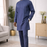 Classic Blue Senator Kaftan