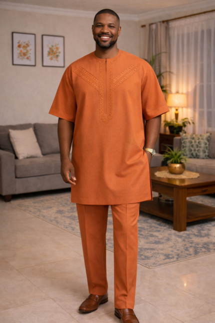 Amber Chevron Danshiki