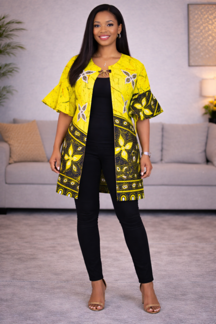 Efe Collection: Embroidered Elegance Kimono