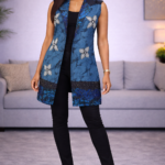Efe Collection: Azure Dream Stone-Embellished Kimono