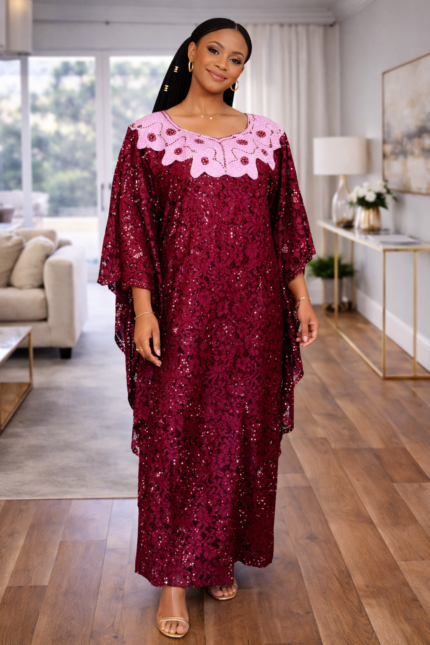 Ekene Collection: Embroidered Sophistication with Mesmerizing Gemstone Accents