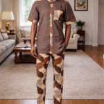 Two piece men ankara wear, www.amentrendy.com