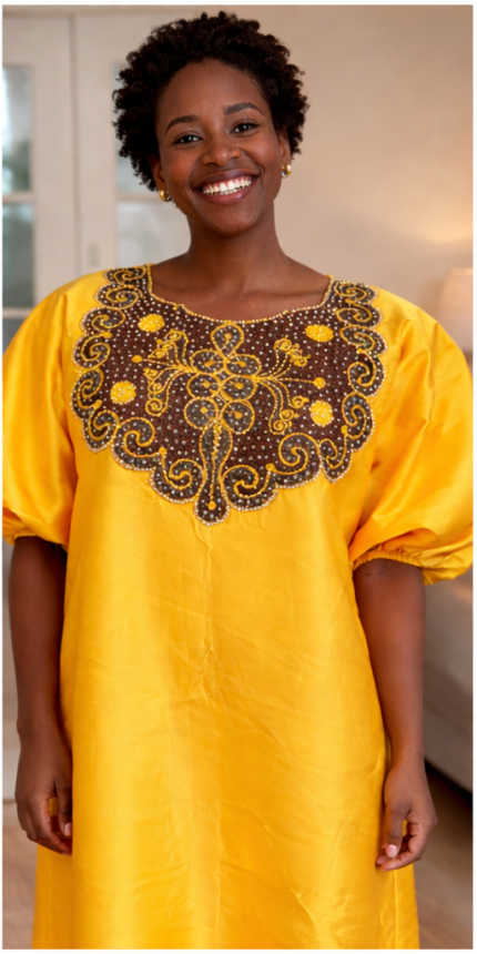 Gbemi Collection: Embroidered Opulence with Shimmering Stone Accents